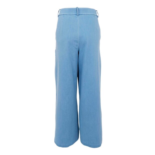 BLACK COLOUR - DENICE BOXY DENIM PANTS | LT. DENIM