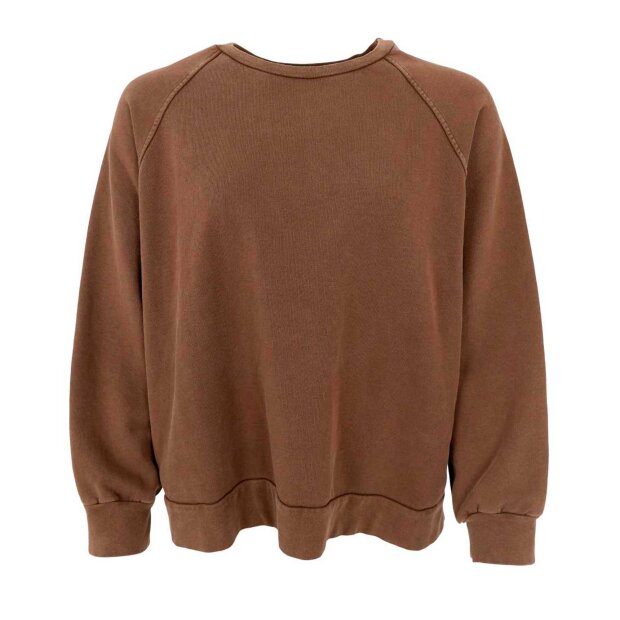 BLACK COLOUR - EVY RAGLAN SWEEATSHIRT | MOCCA