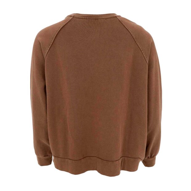 BLACK COLOUR - EVY RAGLAN SWEEATSHIRT | MOCCA