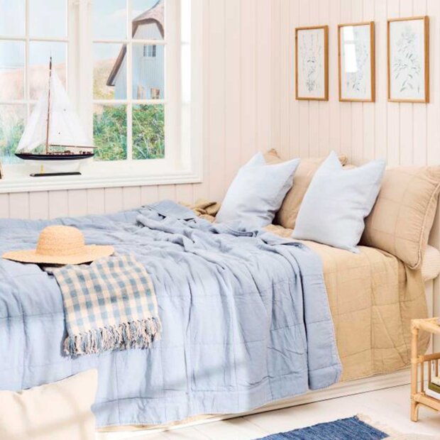 IB LAURSEN - VINTAGE QUILT SENGETÆPPE | CORNFLOWER