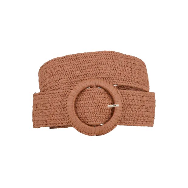 BECK SØNDERGAARD - WIDE ZIA BÆLTE | MOCHA BROWN