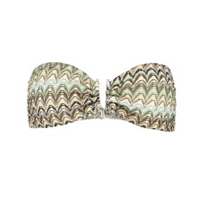 BECK SØNDERGAARD - AMBER BANDEAU BIKINI TOP | BEETLE GREEN