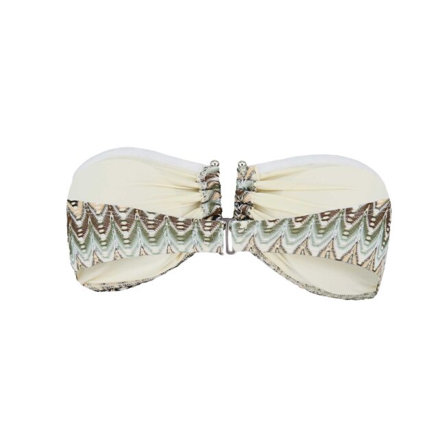 BECK SØNDERGAARD - AMBER BANDEAU BIKINI TOP | BEETLE GREEN