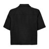 IVY COPENHAGEN - KARMEY SS LINEN SHIRT | BLACK