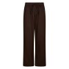 NEO NOIR - SONAR LINEN BUKSER | DARK BROWN