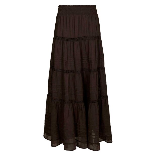 NEO NOIR - FELICIA VOILE NEDERDEL | DARK BROWN