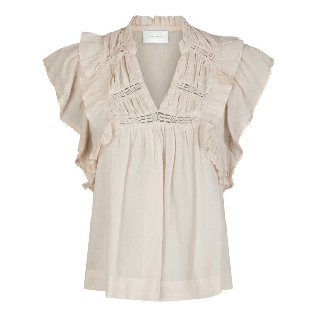 NEO NOIR - JAYLA VOILE TOP | IVORY