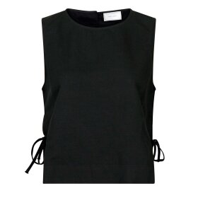 NEO NOIR - SVETLANA TOP I HØR | BLACK
