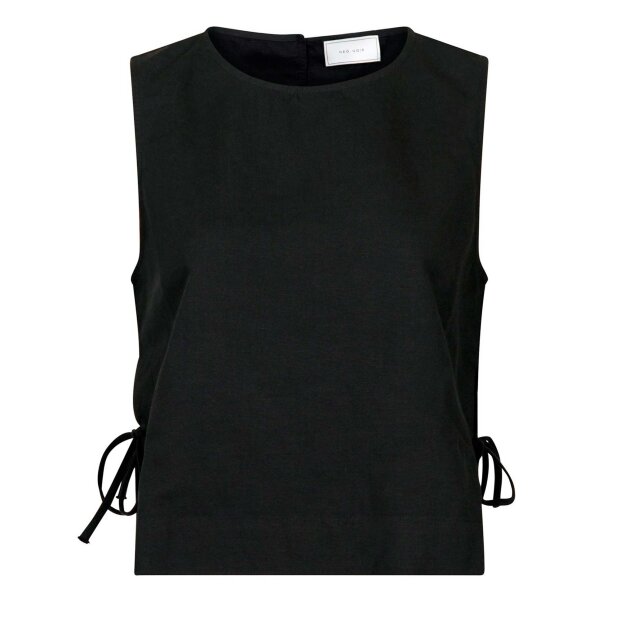 NEO NOIR - SVETLANA TOP I HØR | BLACK