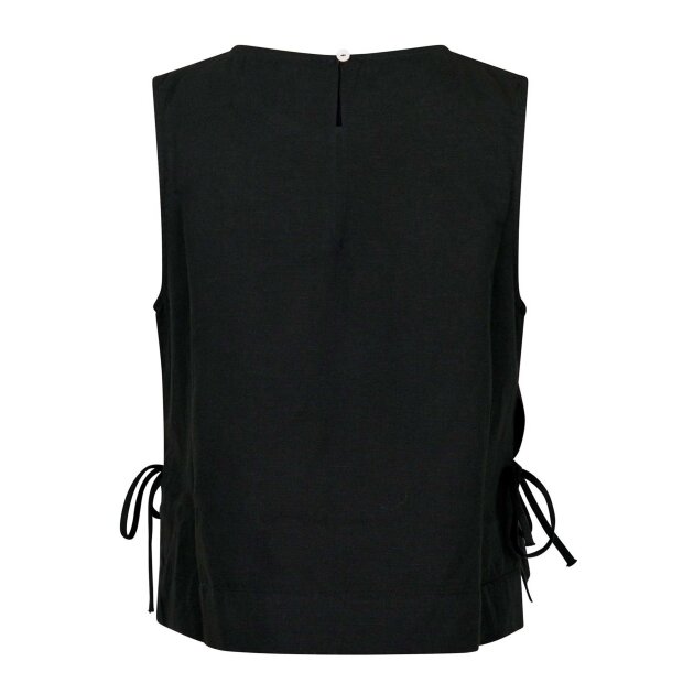 NEO NOIR - SVETLANA TOP I HØR | BLACK