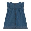 MINYMO - DRESS SS CHAMBRAY | FADED DENIM