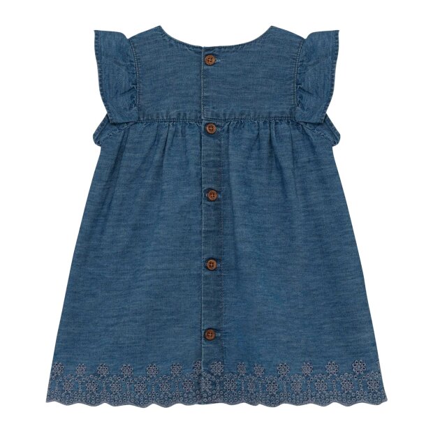 MINYMO - DRESS SS CHAMBRAY | FADED DENIM