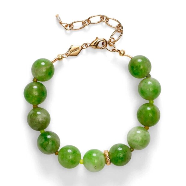 ANNI LU - BALL BRACELET | SAGE GREEN