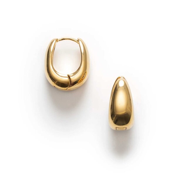 ANNI LU - GOLDEN CURVE HOOPS PETIT | FORGYLDT