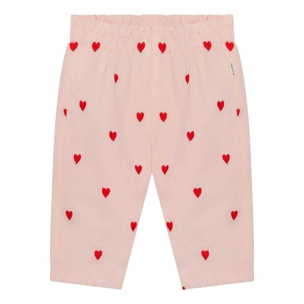MINYMO - PANTS EMB. W. LINING | PEACH BLUSH