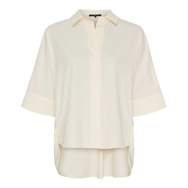 BTF CPH - BAMBOO BLOUSE W/COLLAR | CREAM