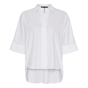 BTF CPH - BAMBOO BLOUSE W/COLLAR | WHITE