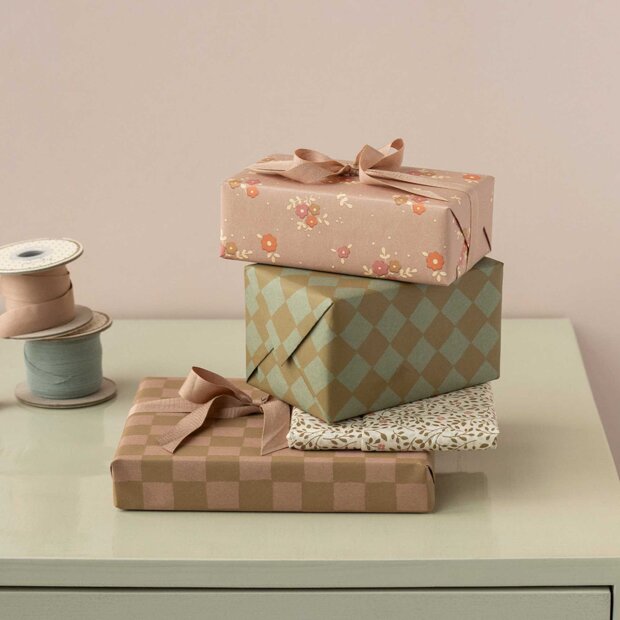 MAILEG - GAVEPAPIR 10 M - MICHETTE