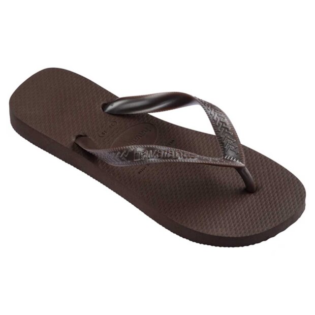 HAVAIANAS - TOP TIRAS KLIPKLAPPER | DARK BROWN