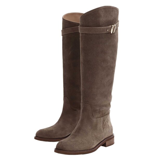 BUKELA - ETTA STØVLER | SUEDE TAUPE