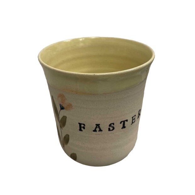 STINEMEI KERAMIK - PERSONLIG KOP | FASTER/GUL/MILD BLOMST