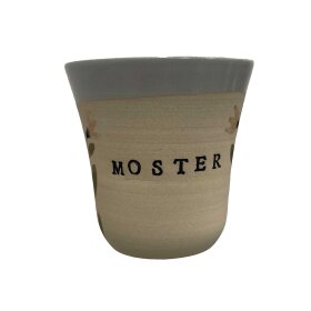 STINEMEI KERAMIK - PERSONLIG KOP | MOSTER/BLÅ/MILD BLOMST