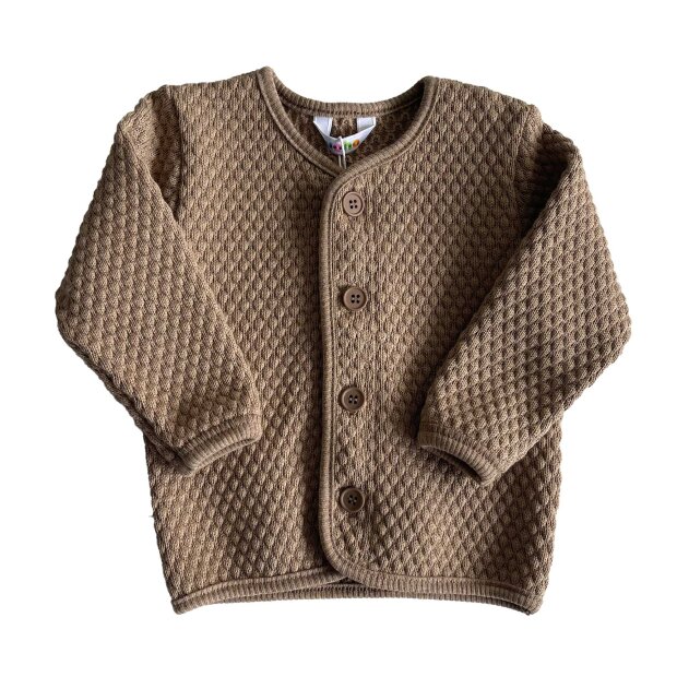 JOHA - CARDIGAN | MØRK BEIGE