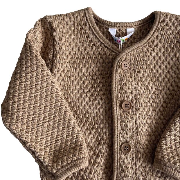 JOHA - CARDIGAN | MØRK BEIGE
