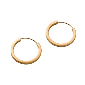 PERNILLE CORYDON - SMALL CIRCLE LINE HOOPS | FORGYLDT