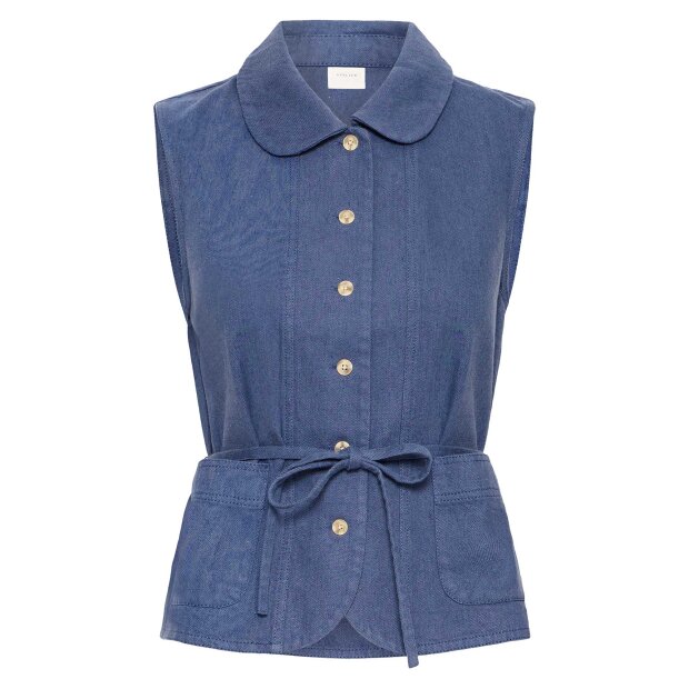 ATELIER REVE - KUNIS WAISTCOAT | BLUE INDIGO