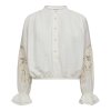 CO COUTURE - STINA EMB BLOUSE | OFF WHITE