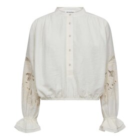 CO COUTURE - STINA EMB BLOUSE | OFF WHITE
