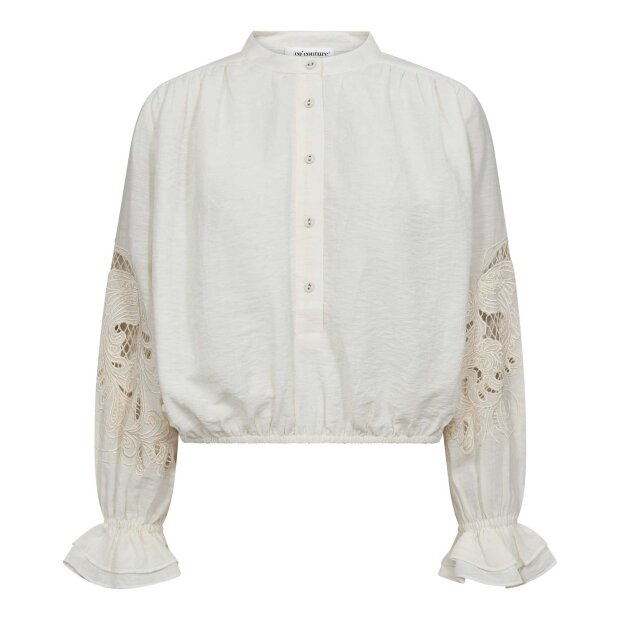 CO COUTURE - STINA EMB BLOUSE | OFF WHITE