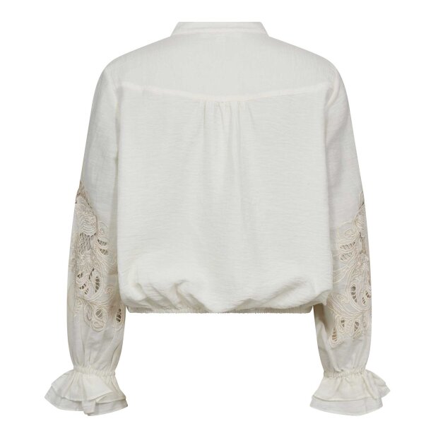 CO COUTURE - STINA EMB BLOUSE | OFF WHITE
