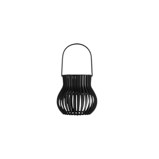 UYUNI - UPSIDE DOWN LANTERN - SMALL | BLACK