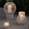 UYUNI - UPSIDE DOWN LANTERN - SMALL | LIGHT GREY