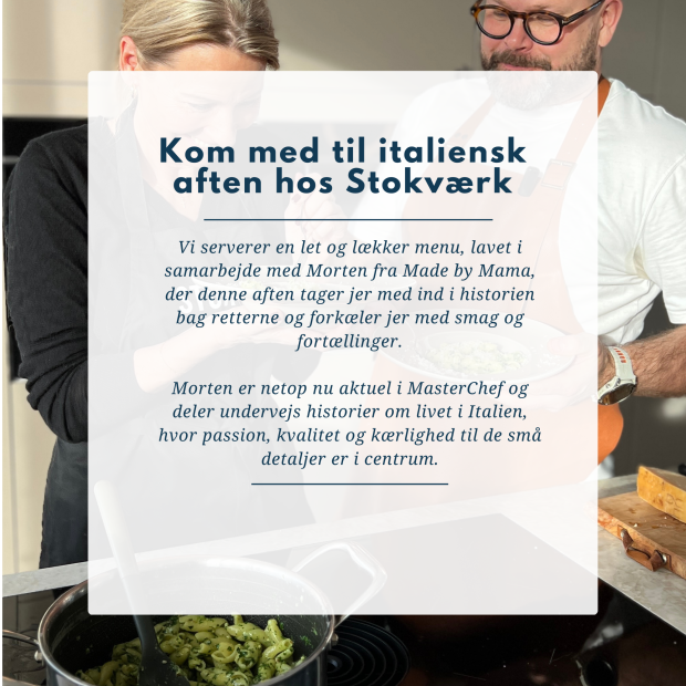 STOKVÆRK - Italiensk aften den 16. APRIL 2026