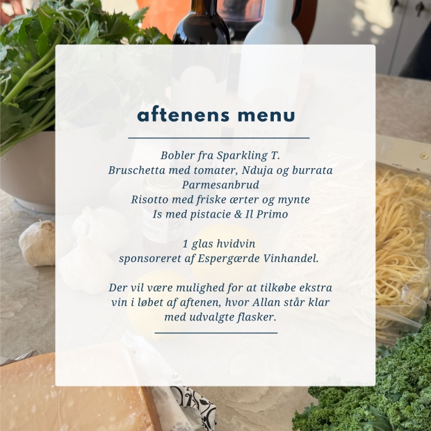 STOKVÆRK - Italiensk aften den 16. APRIL 2026