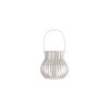 UYUNI - UPSIDE DOWN LANTERN - SMALL | LIGHT GREY