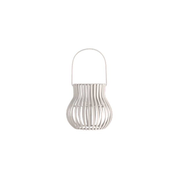 UYUNI - UPSIDE DOWN LANTERN - SMALL | LIGHT GREY