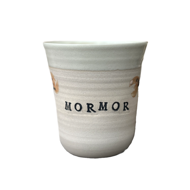 STINEMEI KERAMIK - PERSONLIG KOP | MORMOR/GUL/VALMUE