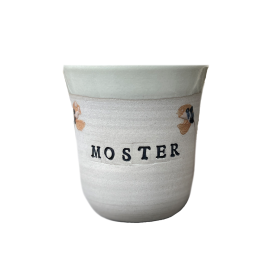 STINEMEI KERAMIK - PERSONLIG KOP | MOSTER/GUL/VALMUE