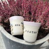 STINEMEI KERAMIK - PERSONLIG KOP | MOR/ROSA/BLÅ BLOMST