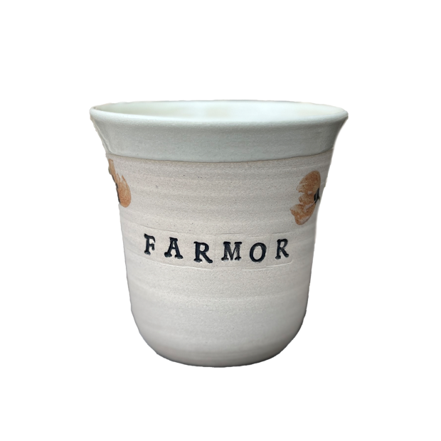 STINEMEI KERAMIK - PERSONLIG KOP | FARMOR/GUL/VALMUE