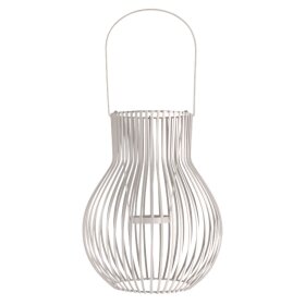 UYUNI - UPSIDE DOWN LANTERN - LARGE | LIGHT GREY