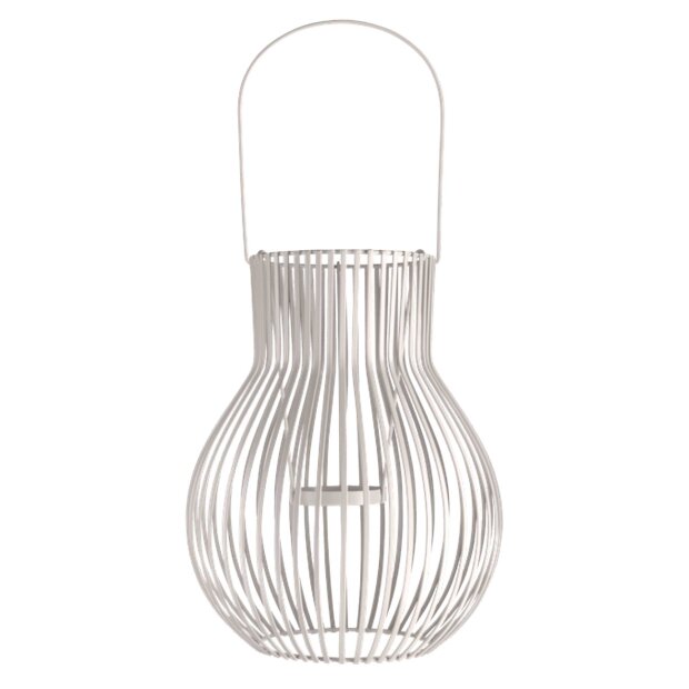 UYUNI - UPSIDE DOWN LANTERN - LARGE | LIGHT GREY
