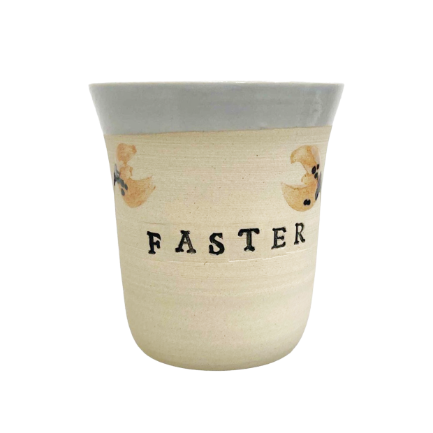 STINEMEI KERAMIK - PERSONLIG KOP | FASTER/BLÅ/VALMUE