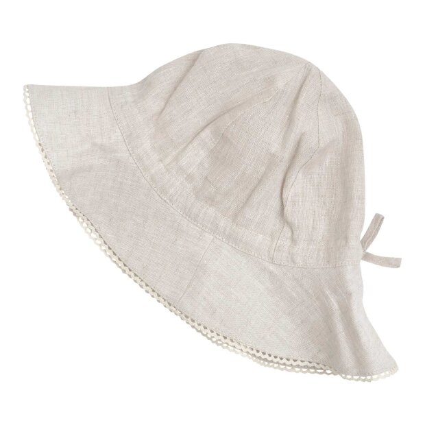 HUTTELIHUT - SUMMER HAT LINEN | ANTIQUE WHITE