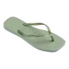 HAVAIANAS - SLIM SQUARE KLIPKLAPPER | SMOKE GREEN HAVAIANAS - SLIM SQUARE KLIPKLAPPER | SMOKE GREEN