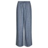 NEO NOIR - HEIFA EMB STRIPE PANTS | BLUE NEO NOIR - HEIFA EMB STRIPE PANTS | BLUE